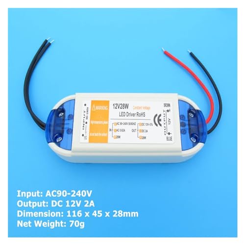Pilote LED 12V alimentation AC DC 48W pour réparer un éclairage instable