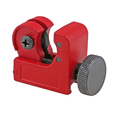 TEHAUX Cutter Tool Mini Tube Cutter 1/8?-5/8? Tubing Cutter Hardened Wearproof Surfaces Strong Long-lasting for Narrow Spaces