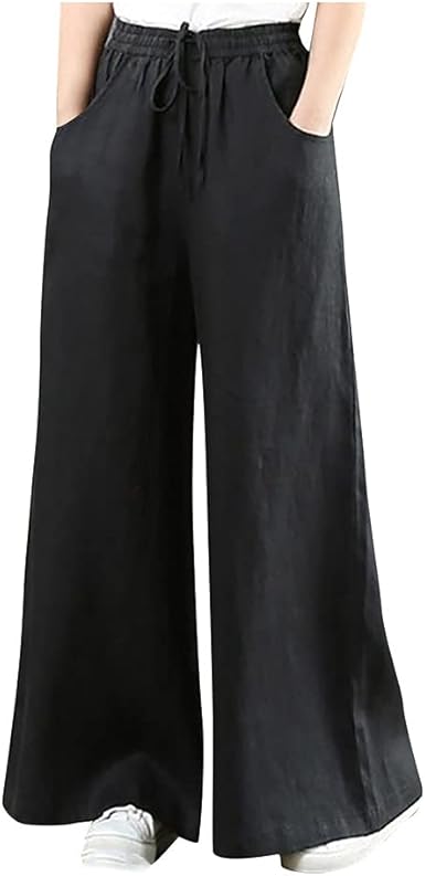 Pantalones anchos y sueltos para mujer - Azul | Linio Chile -  GE018FA03B4KELACL