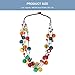 IMIKEYA Bohemian Coconut Shell Necklace for Women Geometric Beads Pendant Collarbone Chain Vintage Style Fashion Jewelry for Parties Beach and Daily Wear