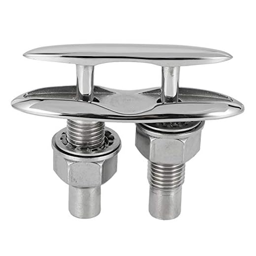 Andifany Boat Dock di Ormeggio per Navi Bitta Ordinata Bolt per Cavi Push-Pull A Due Piani in Acciaio Inox Accessori Hardware per Bitte Marine