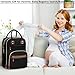 Tenot Diaper Bag Backpack for Women with Changing Pad, Baby Bag with Insulated Pockets Multifunctional Diaper Bags For Baby Girl Boy Waterproof Baby Bags For Boys Girls Maternity Bag Black