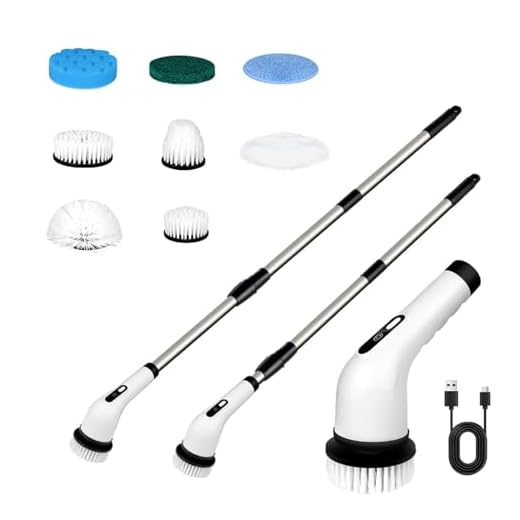 How to clean brick paving without a pressure washer 13-in-1 Electric Spin Cleaning Brush