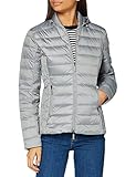  Armani Exchange Down Coat Abrigo, Gris Jaspeado, XL para Mujer