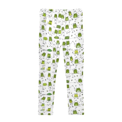 senya Girls Printed Leggings Yoga Pants Cute Whales Childish Starfishes for Kids in 4t to 10 Years, 4T2