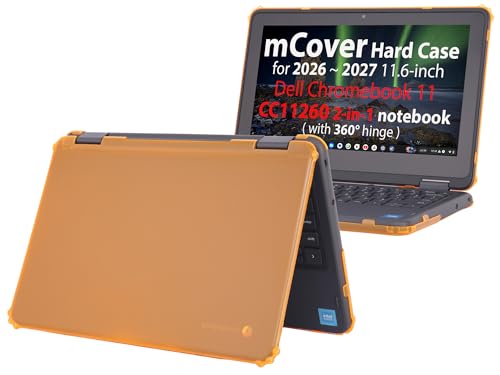 Coque Dell Chromebook CC11260 antichoc mCover orange 360 degrés