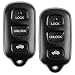 KeylessOption Keyless Entry Remote Control Fob Car Key Replacement for GQ43VT14T (Pack of 2)