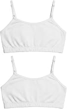 Girls Training Bra for 10-12, 11-12, 13-14 Years | Starter Bra & Beginner Bra for Teenagers | Seamless Full Coverage T-Shirt Bra Combo, Adjustable Strap, Inner Wear for Girls 8-18 Years