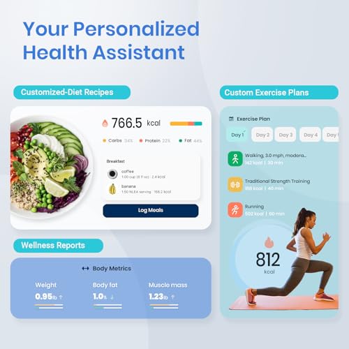 Image of Etekcity Smart Scale for Body Weight and Fat Percentage, Digital Bathroom Accurate Weighing Machine for People's BMI Muscle, Bluetooth Electronic Body Composition Monitor Syncs with App, 400lb