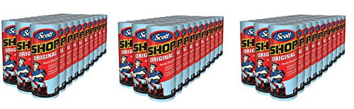 Scott Multi Purpose Shop Towels for Hands and Cleanup Jobs ypTPMb, 3Pack (30 Rolls)