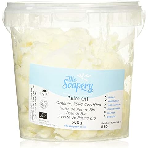 Palm Oil 1kg Certified Organic - RSPO Certified Sustainable - 100% Pure , 1kg (2x500g) Cover