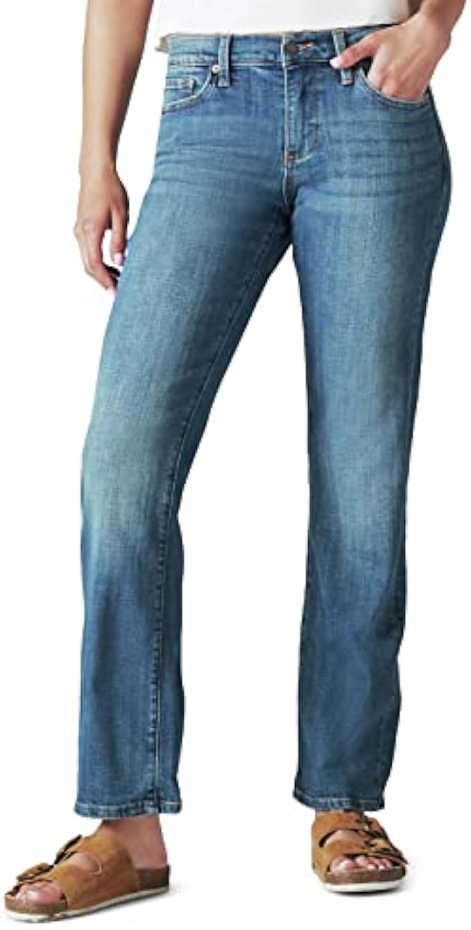 Lucky Brand 女款 中腰 Easy Rider 靴型牛仔褲