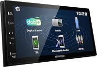 Kenwood DMX129DAB - 17,3 cm (6,8") Digital Media AV-Receiver mit Quick Boot & Android USB-Mirroring (4x45W, DSP, DAB+/UKW, BT, 3X Pre-Out 2V, USB, iPod/iPhone Control) – Ansicht 3
