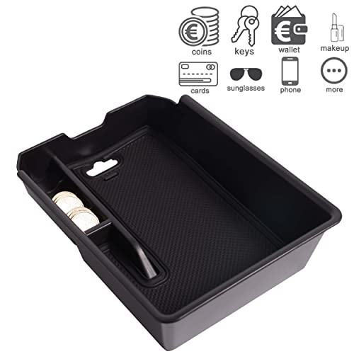 Auto Central Console Aufbewahrungsbox Kompatibel mit X3 G01 X4 G02 2018-2024 /Neu iX3 2021 2022 2023 2024 Autozubehör Innenfront Handschuhfach Mittelkonsole Armlehne Organizer Tray Halter