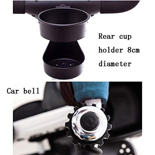 Moolo Children's Bicycle,3-Wheel Folding Baby 1-3-5 Years Old Trolley Self-Propelled Stroller Reversible Portable Awning Rain (Color : Red) #TOP4