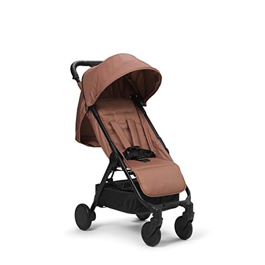 Elodie Details MONDO Barnvagn - Fällbart Resevagn - Maxvikt 22kg - Burned Clay, Brun