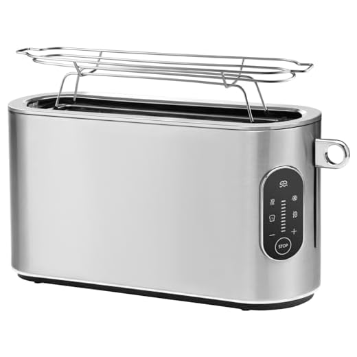 WMF Lumero Tostadora una ranura XL, 820 W, Acero Inoxidable Cromargan Mate