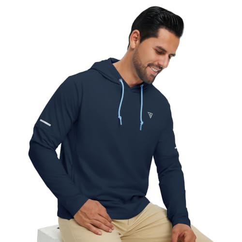 Image of M MAELREG Hoodies for Men Golf Fleece Hooded Sweatshirts Dry Fit Athletic Lightweight Casual Midlayer Mens Hoodies Pullover