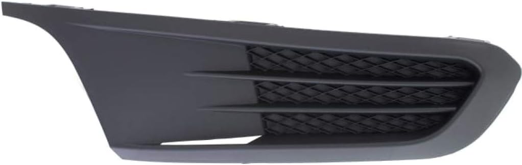 For Volkswagen Jetta Fog Light Cover 2011 2012 2013 2014 Passenger Side | Outer | Grille Bezel | Sedan | Black | VW1039119 | 5C68536669B9
