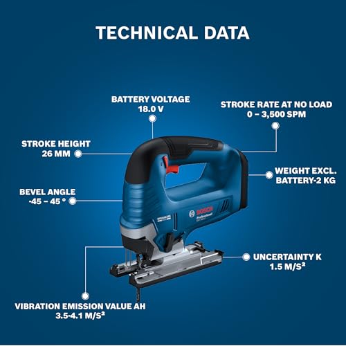 Bosch GST 185-Li 18V 125mm Jigsaw - Image 6