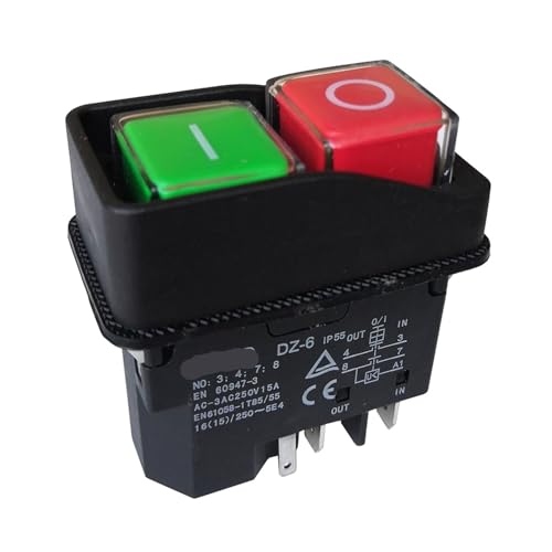 Bouton-poussoir pour rectifieuse et machines d'atelier pour rénover vos objets