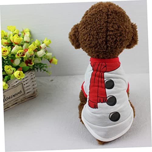 Suéter de Navidad para Perro con Diseño Muñeco de Nieve miniatura 4