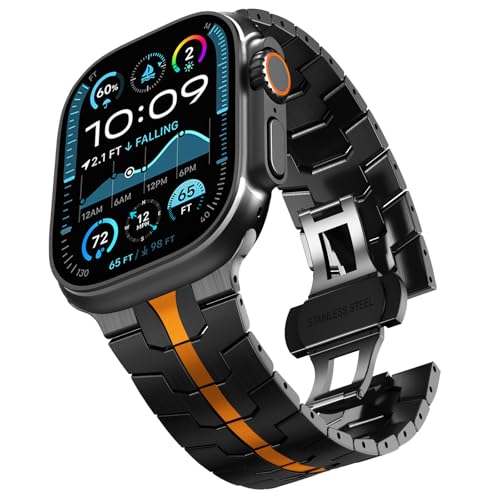Bracelet en titane ultraléger et anti-rayures pour montre Apple Watch toutes séries