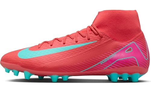 Nike Zoom Superfly 10 Academy AG, Zapatillas de fútbol Hombre, Ember Glow/Aurora Green, 44 EU