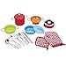 Produktbild CXD Cookware Children Stainless Steel Kitchen Accessories Set Play Kitchen Accessories Pots Pans Tableware Kitchen Toy for Kids Birthday Gifts,1