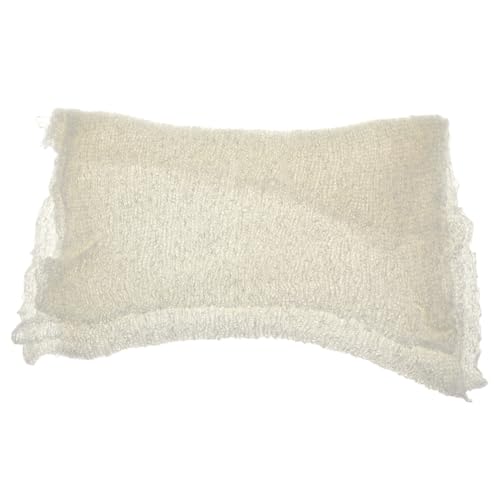 SMASOLO Long Stretch Wrap Coton pour Né Couverture Photographie Souple et Décorative Accessoire Photo Indispensable Blanc Crème Adapté Aux Enveloppements...