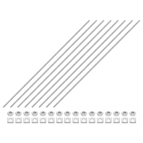 uxcell 8 S˂bh M4-0.7 Xbhsb` 350mm XeXX`[ Ep S˂X^bh ibgƃbV[t NvAnK[AU{gp