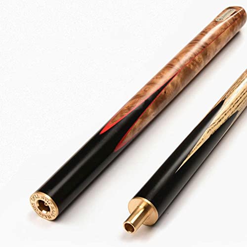 Taco de billar snooker artesanal 3 piezas 19oz con estuche miniatura 6