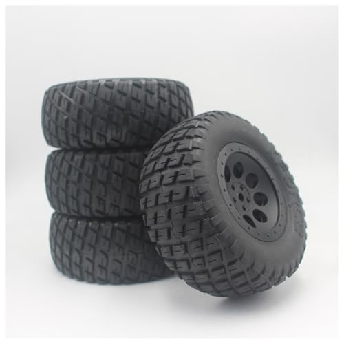RC�r�[�h���b�N�^�C���p�[�c For Slash For Arrma For Senton For HuanQi 727 For Vkar 10sc For Hpi 1/10 RC�J�[�g���b�N�^�C���A�^�C���z�C�[���A12mm�Z�p4�t���B(29002)
