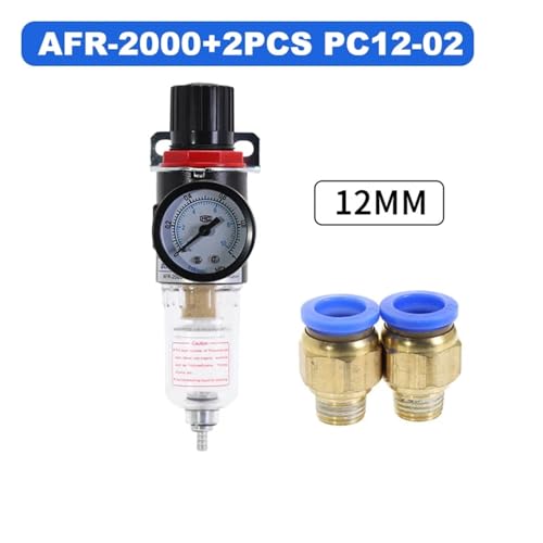 Régulateur de pression AFR-2000 1/4 avec séparateur d'eau haute précision - 3