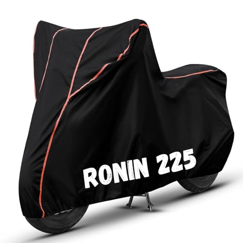 Image of Bike Cover for Ronin 225 100% Waterproof, Dustproof & Scratch Resistant| Fully Bottom Elastic UV Resistant Heavy Duty Body Cover | All Weather Outdoor Use