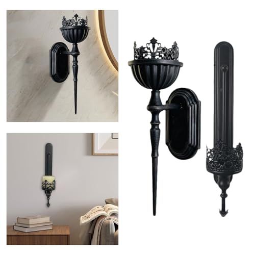 Support pour bougie Noir A et décoration murale pour bougies - 6