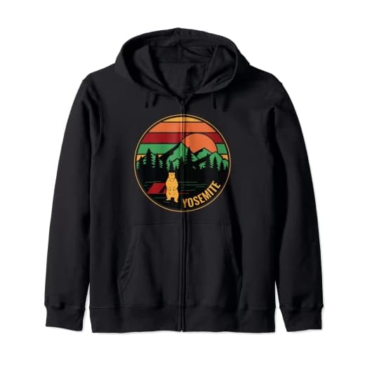 Yosemite - Tienda de campaña retro vintage Sudadera con Capucha