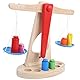 Bagima Kinderwaage aus Holz, 28 X 26 X 5, Holzwaage, Pädagogisches Kinder-Kind-Kindergarten-Mathe-Lehrspielzeug