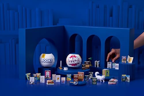 Mini Brands Mini Books Serie 2 Kapsel von ZURU, Spielzeug-Miniaturbuch zum Sammeln, Kinder ab 3 Jahren (2 Kapsel)