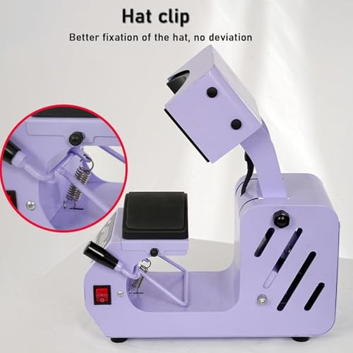 Máquina termofijadora de gorras eléctrica para sublimación miniatura 6