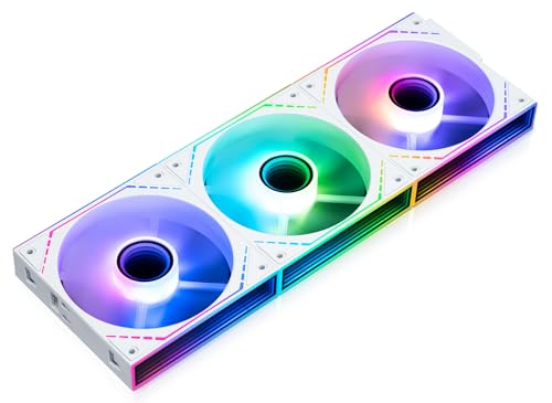 Image of Thermalright TL‑M12QR-S X3 120mm PC Case Fans Reverse Blade, 1500RPM Airflow, ARGB Daisy‑Chain, Infinity‑Mirror Lighting, 3‑Pack | Daisy Chain Wiring, ARGB Fan Blades, Infinity Mirror Lighting