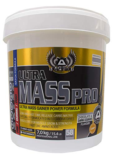 MASS GAINER ULTRA | ARES - 7 kg - ULTRA MASS GAINER POWER FORMULA  (Dark Cookie)