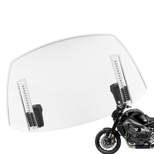 Pare-brise moto rue haute stabilité pour modification aérodynamique