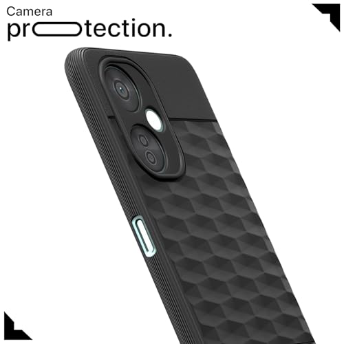 Image of Outlouders Bumper Case for OnePlus Nord Ce 3 Lite 5G | Full Camera Protection | TPU Soft Flexible Shockproof Back Cover (Black)