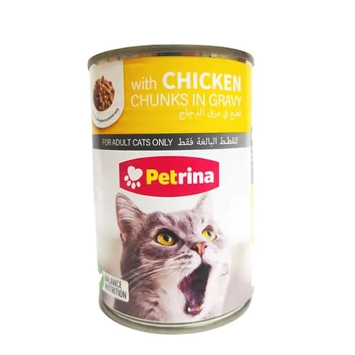 Buy Petrina Cat food or treats with Chicken chunks in gravy (adult
