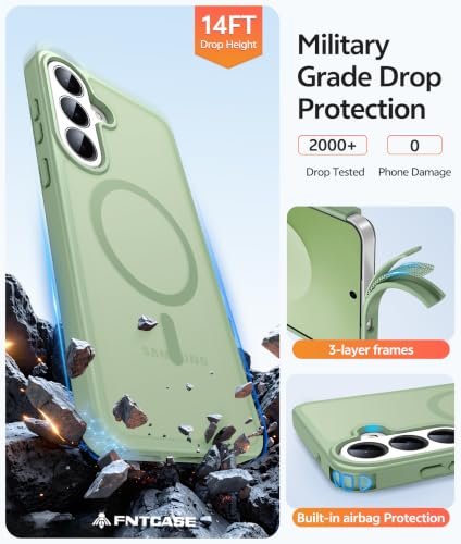 Image of FNTCASE for Samsung Galaxy S26 FE Case / S25 FE Case, with Screen Protector