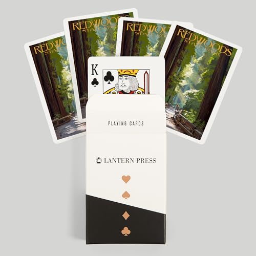 Lantern Press Redwoods Park, Naipes Póker 52 Cartas miniatura 6
