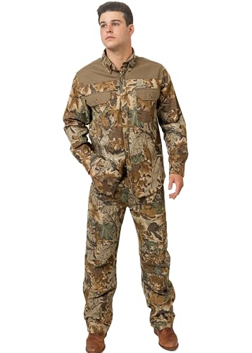 Realtree Men’s Camo Farmhand Pants, Cotton Duck Canvas, Tool Pockets, Reinforced Knees, Water-Resistant, Hunting and Workwear4