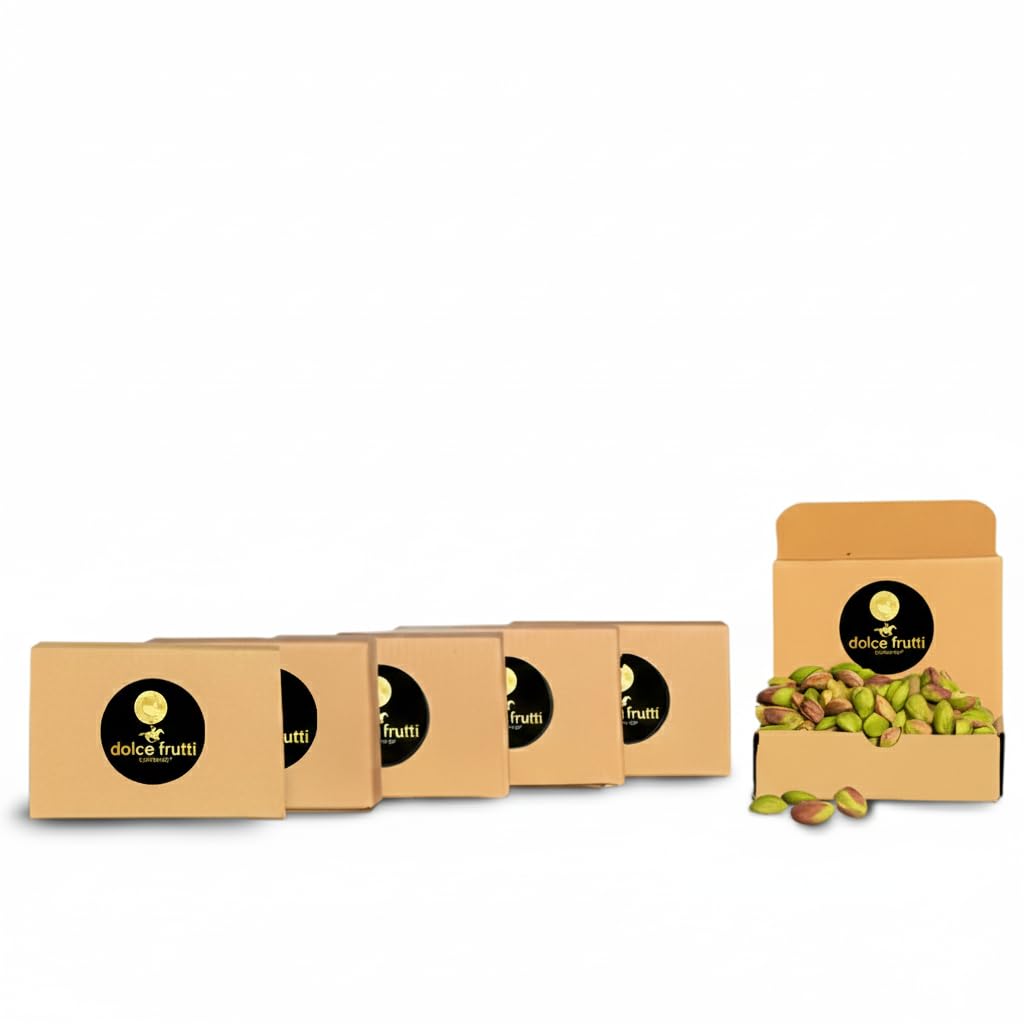 Dolce Frutti Raw Shelled Pistachios- 1 Lb, Organic, No Shells, Unsalted, Kernels, Non-GMO, Crunchy Pistachio Nuts, Healthy Snacks, Perfect for Baking & Cooking