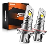 SEALIGHT H13 Bulb, H13 9008 Fog Lights Bulb,9008 Head Light Bulbs Fanless In Line Car Fog Bulb Plug and Play, Pack of 2